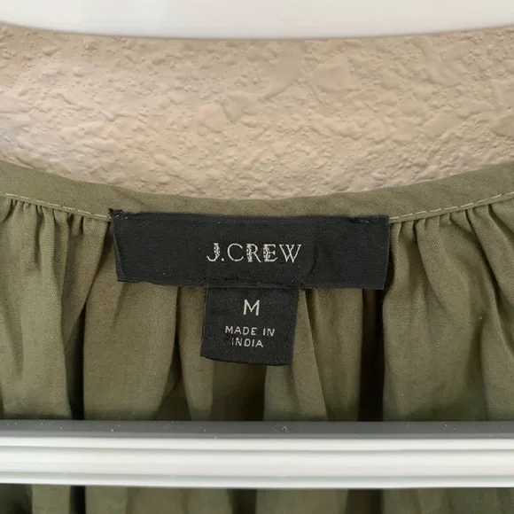Price reduction! J.Crew Olive Green Romper. EUC vs NWOT. Size M - Picture 5 of 8
